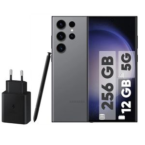 گوشی موبایل سامسونگ مدل Galaxy S23 Ultra دو سیم کارت ظرفیت 256 گیگابایت و رم 12 گیگابایت به همراه شارژر 45 وات سامسونگ - ویتنام